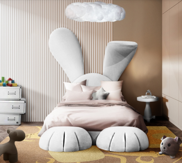 Kamar dengan tema binatang peliharaan kesayangan anak